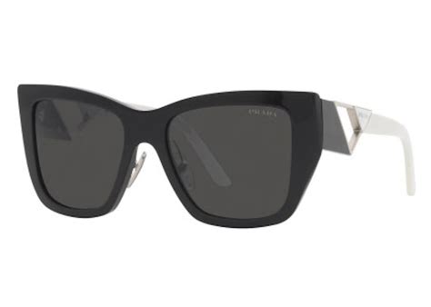 prada pr21ys|Prada Sunglasses PR 21YS Black/Dark Gray (PR21YS.